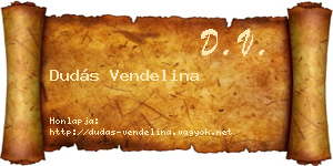 Dudás Vendelina névjegykártya